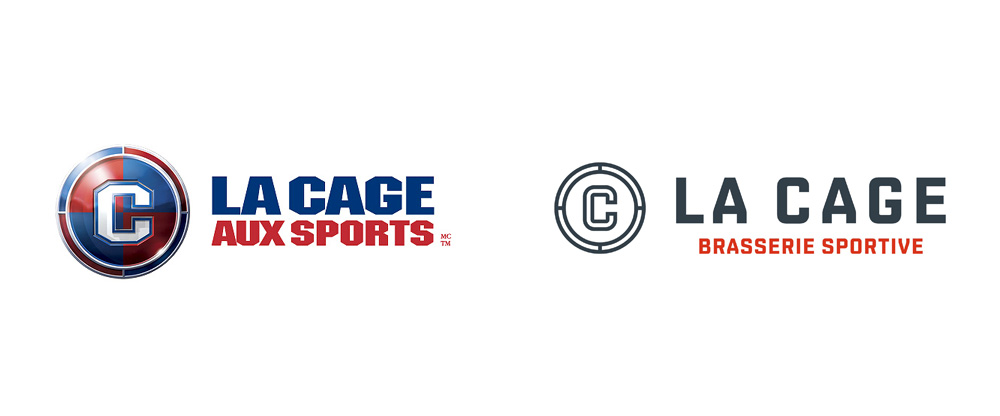 New Logo and Identity for La Cage Brasserie Sportive by lg2boutique