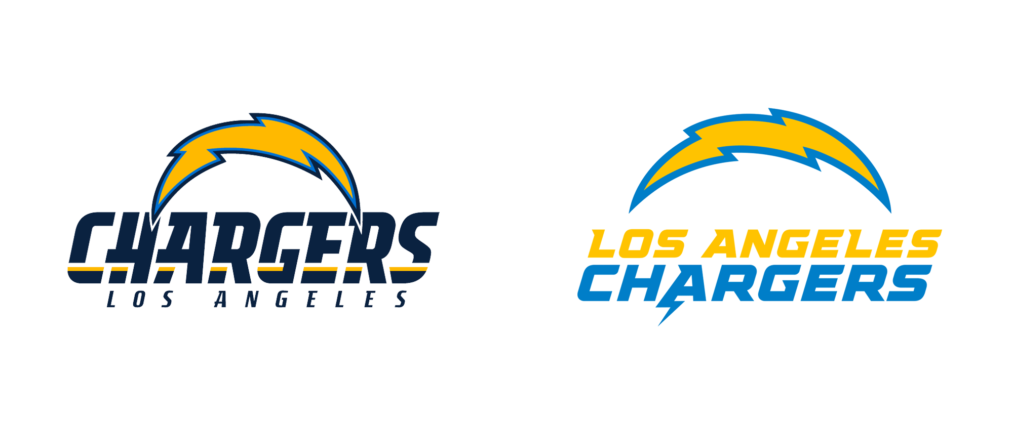 New Logo for Los Angeles Chargers