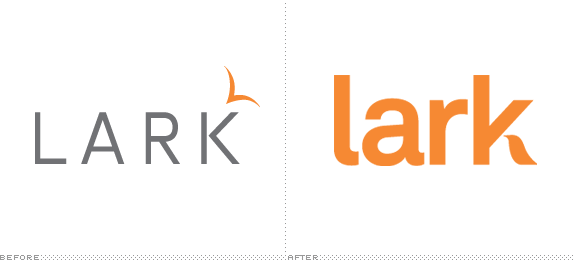 Lark Logo, Before and After