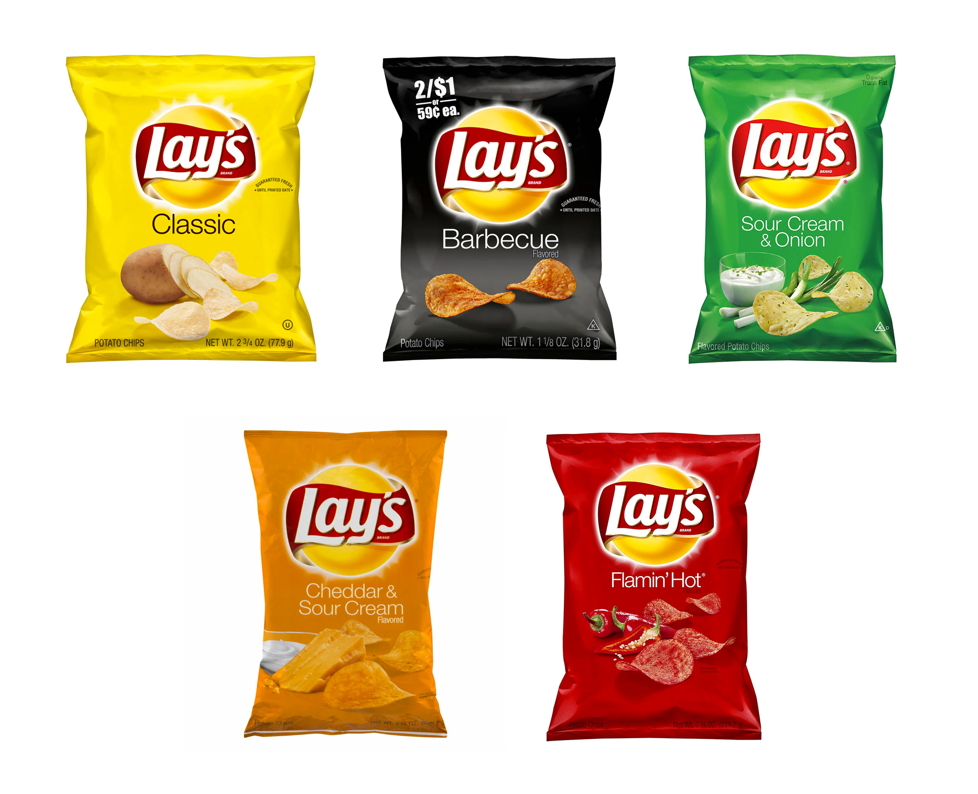 New Logo and Packaging for Lay's