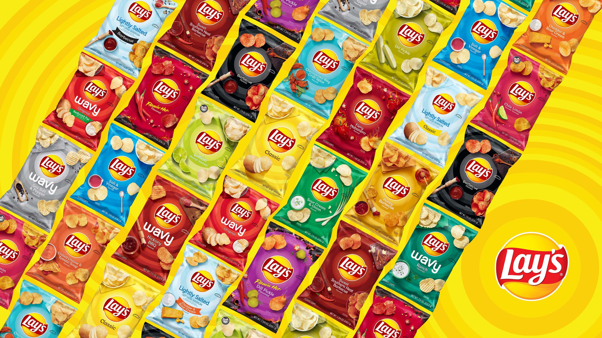 New Logo and Packaging for Lay's