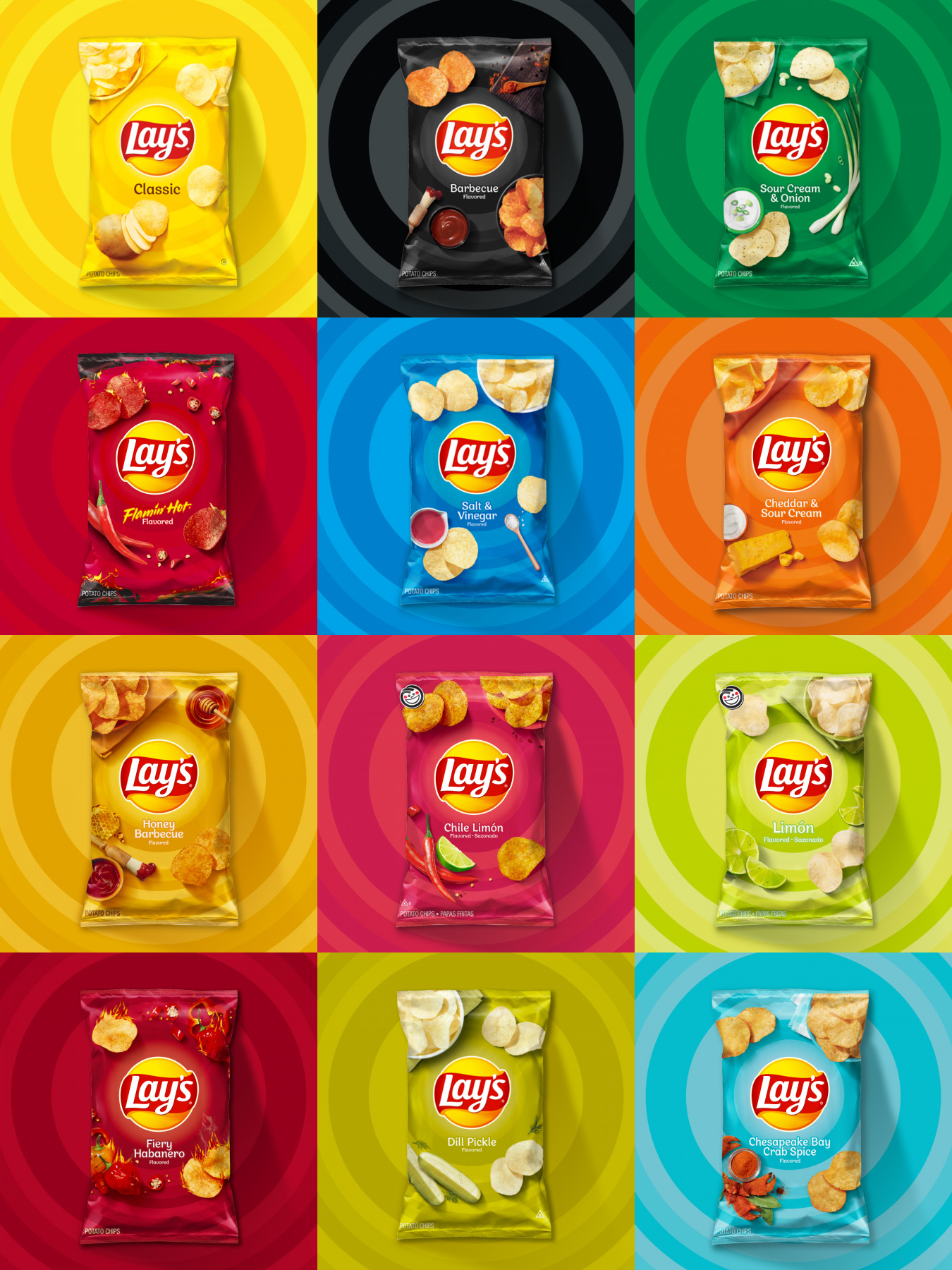New Logo and Packaging for Lay's
