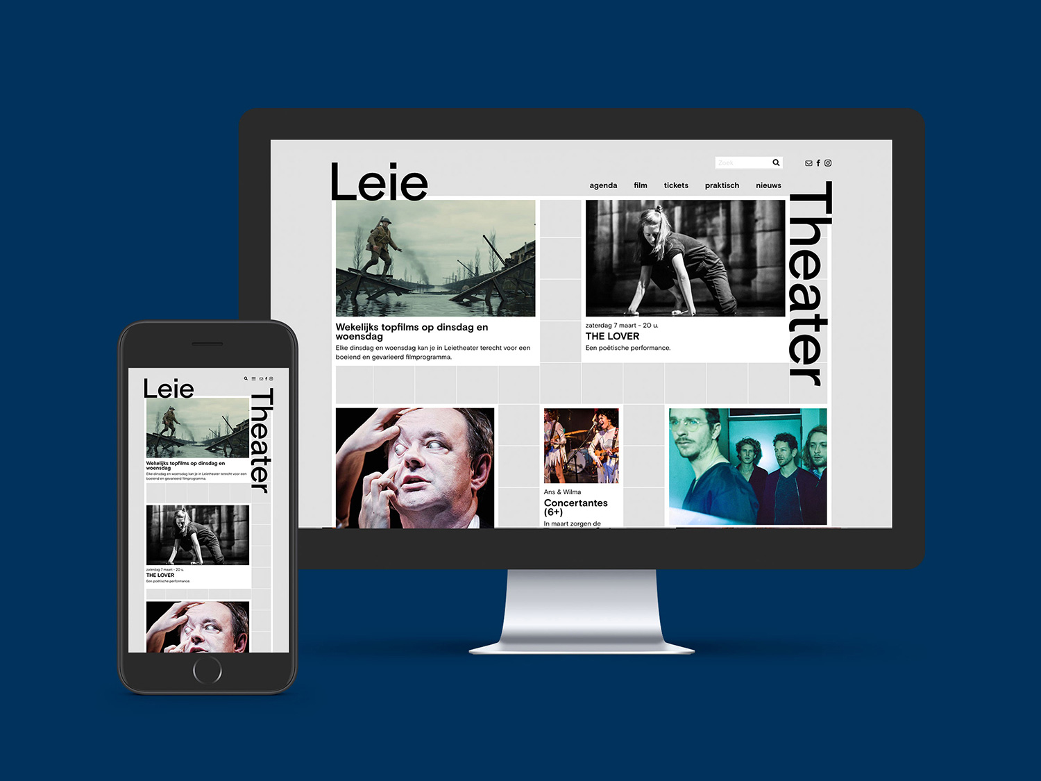 New Logo and Identity for Leietheater by DIFT