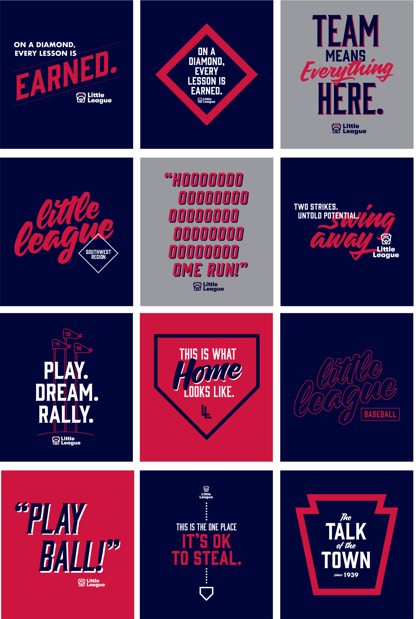New Logo and Identity for Little League by Ologie