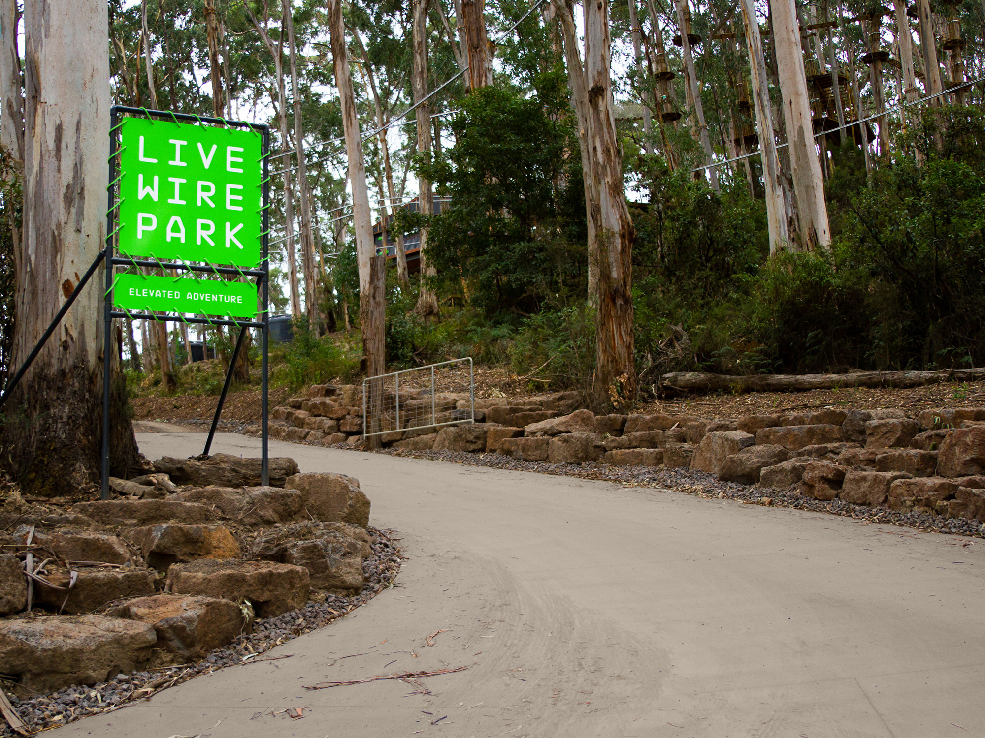 New Logo and Identity for Live Wire Park by Self-titled