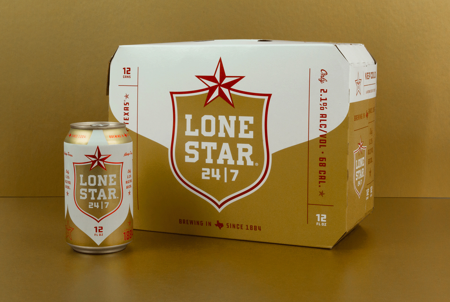 New Logo, Identity, and Packaging for Lone Star Brewery by Switch