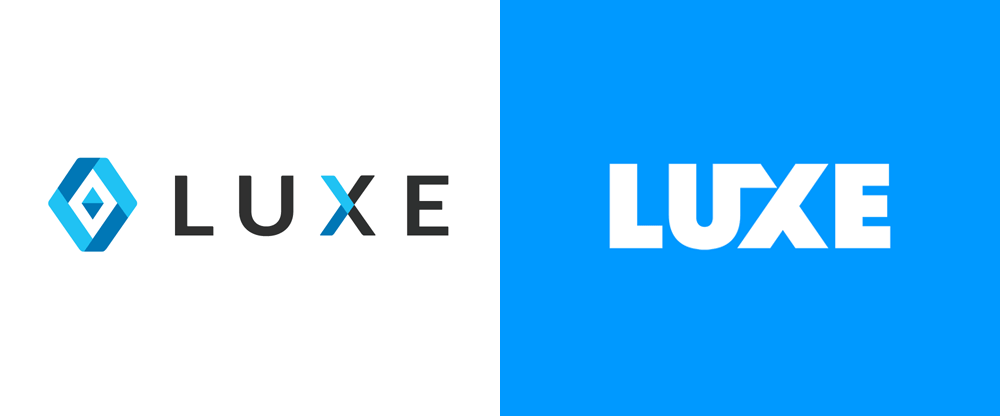 New Logo for Luxe done In-house with Mackey Saturday