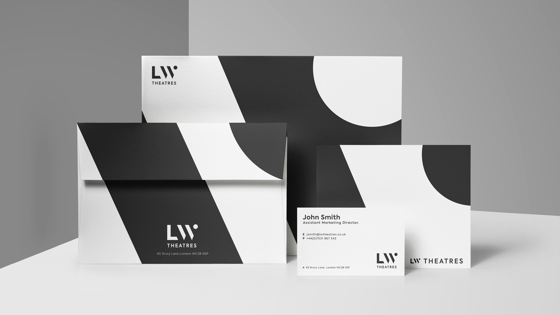 New Logo and Identity for LW Theatres by Elmwood