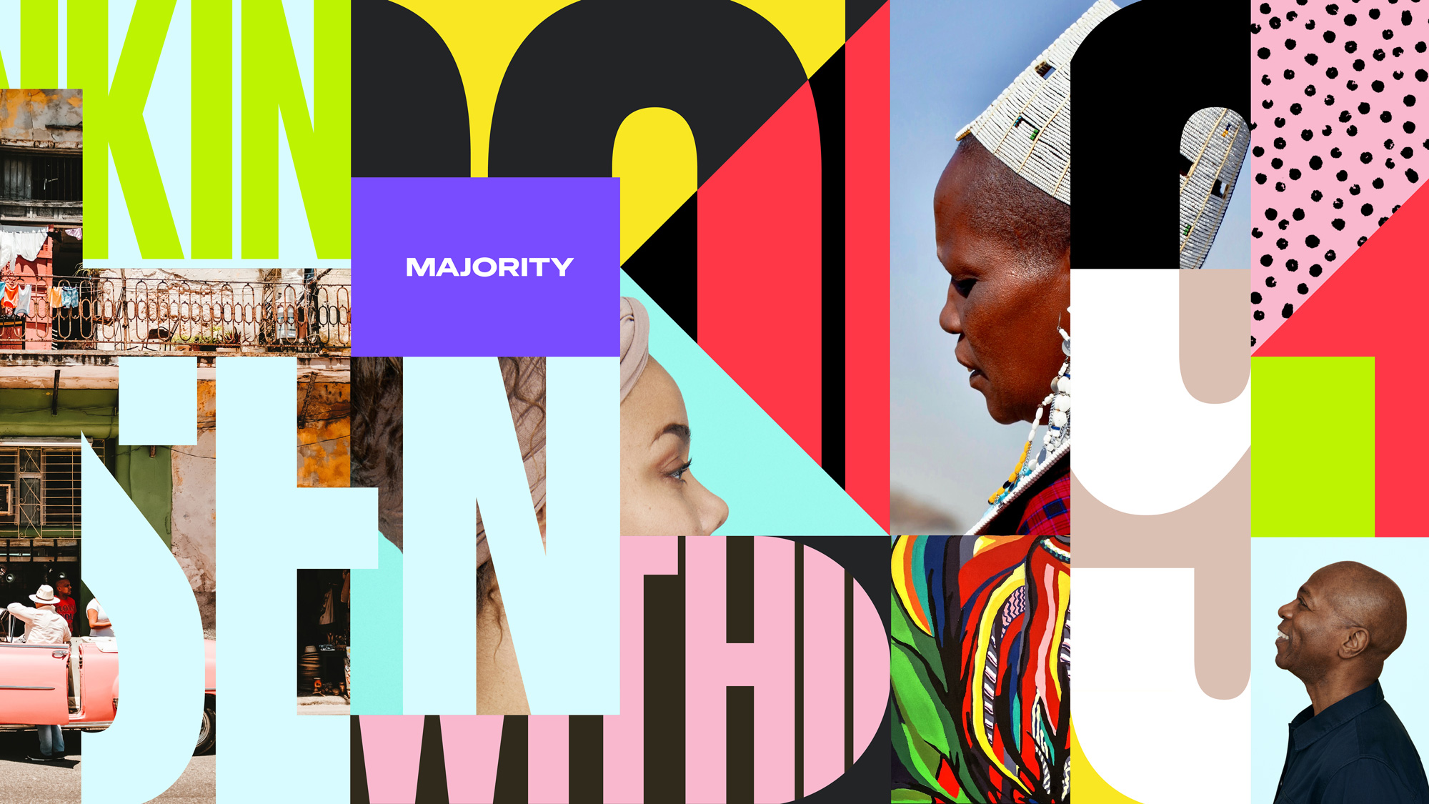 New Logo and Identity for Majority by Bold