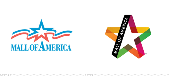 Mall of America Logo, Before and After