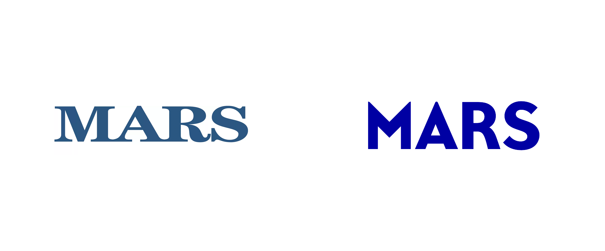 New Logo for Mars by Jones Knowles Ritchie
