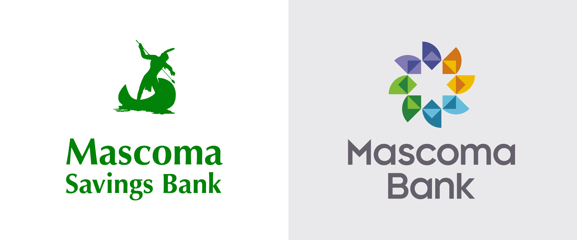 New Logo and Identity for Mascoma Bank by Solidarity of Unbridled Labour