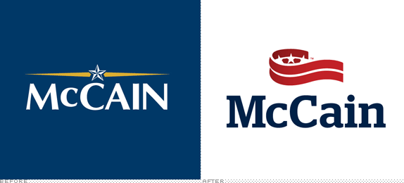 McCain Logo, Before and After