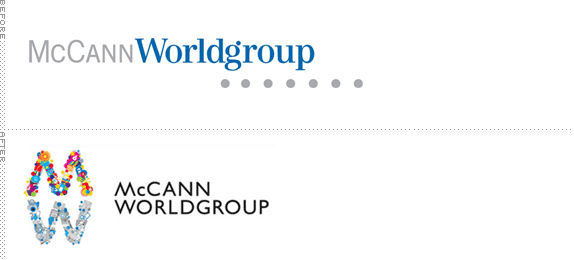 McCann Worldgroup Logo, Before and After