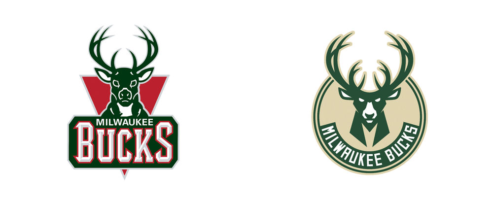 New Logos for Milwaukee Bucks by Doubleday & Cartwright.