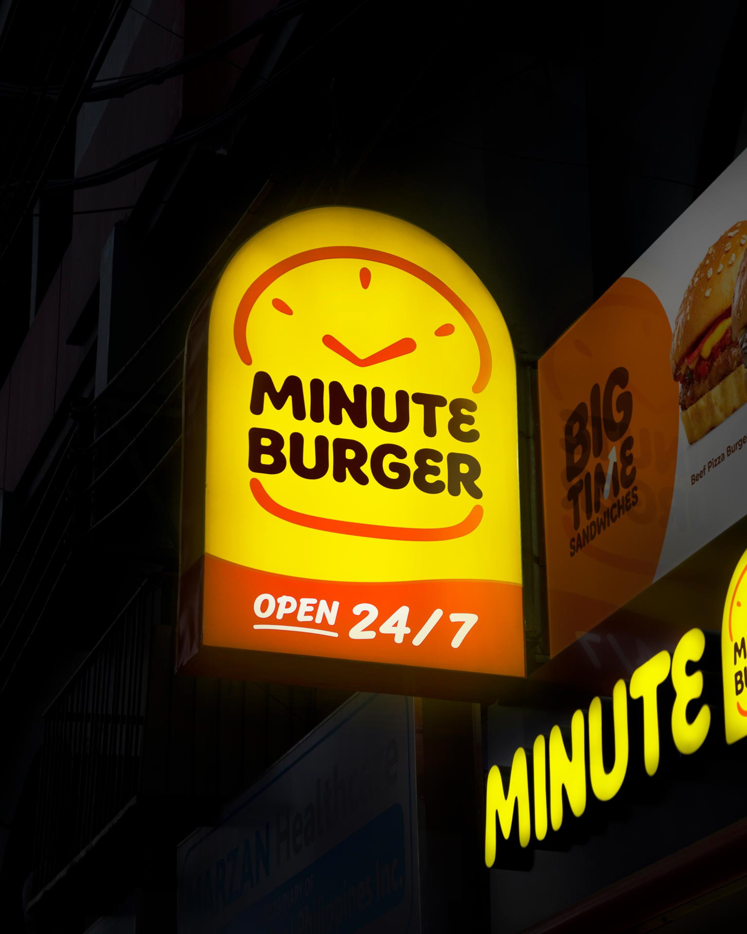 New Logo and Identity for Minute Burger by Bluethumb