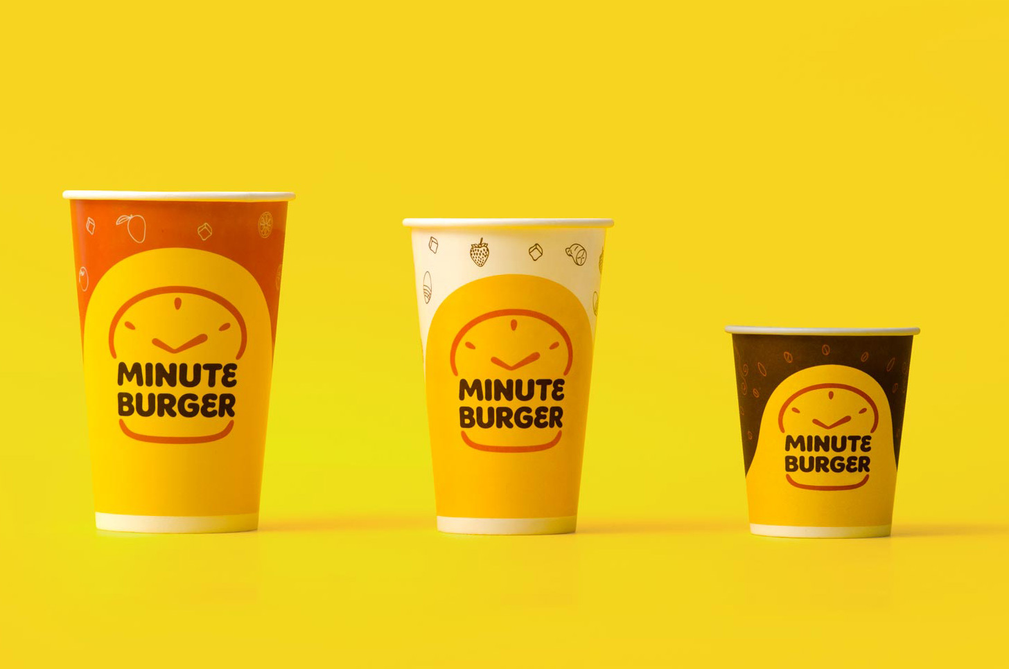 New Logo and Identity for Minute Burger by Bluethumb