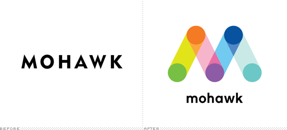 Mohawk Logo, Before and After