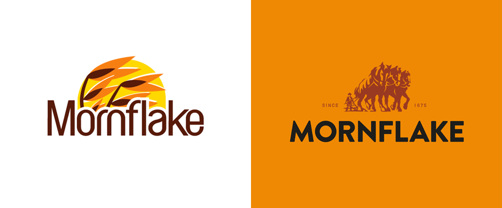 New Logo and Packaging for Mornflake by B&B