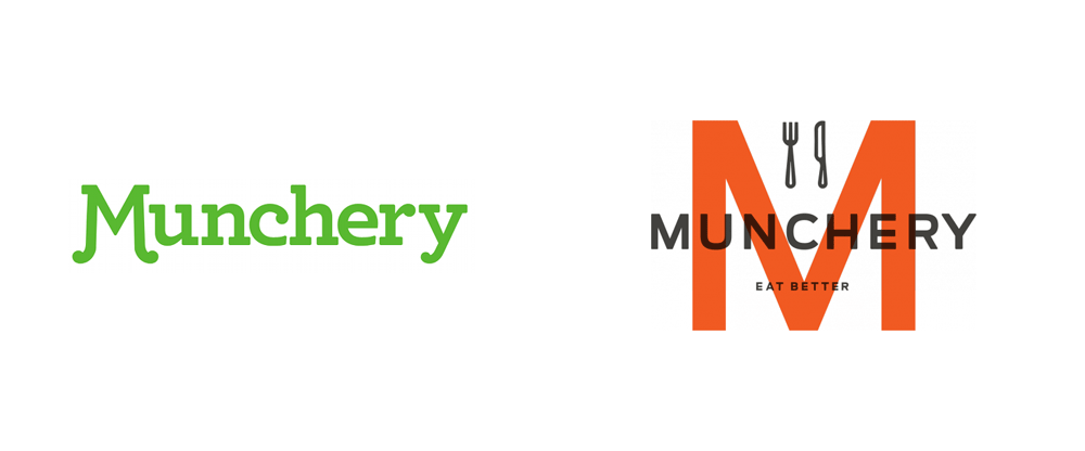 New Logo and Identity for Munchery done In-house