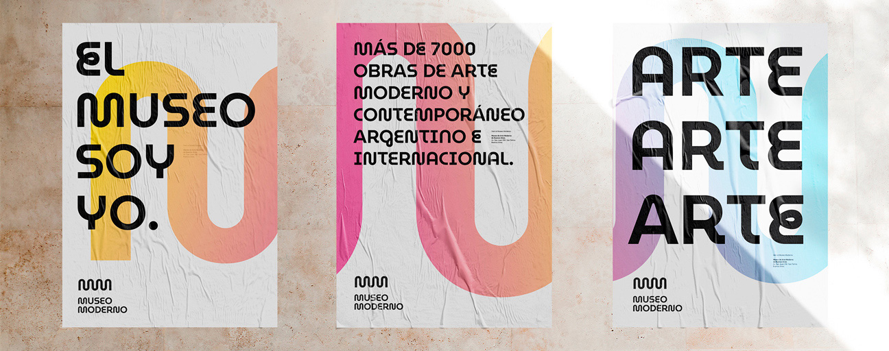 New Logo and Identity for Museo Moderno by Estudio Garricho and Omnibus-Type