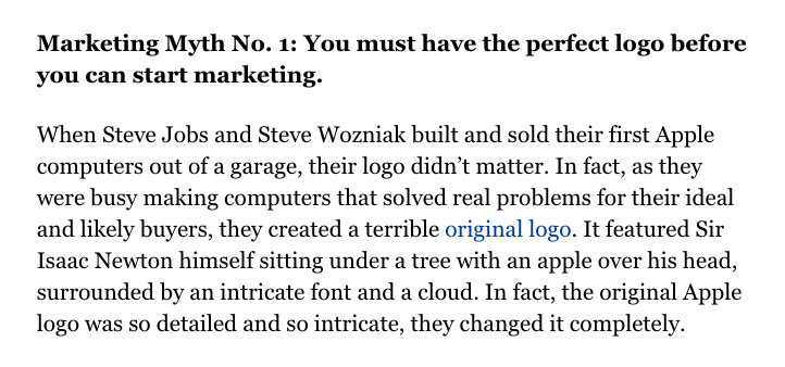 "Seven Myths Of Logo Design Busted"