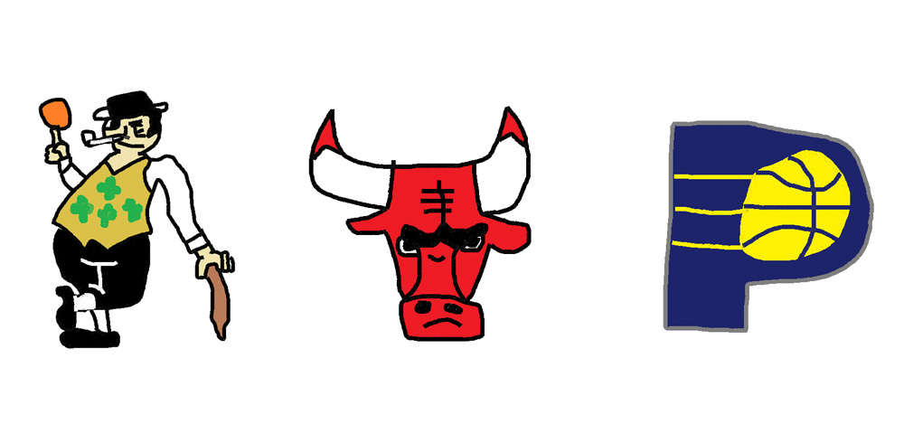 NBA Logos in MS Paint