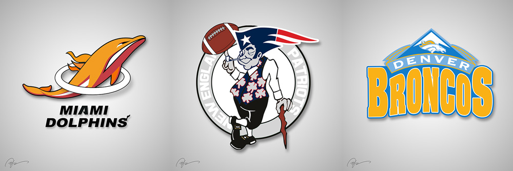 NBA & NFL Logo Mash-up
