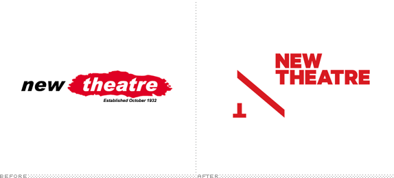 New Theatre Logo, Before and After