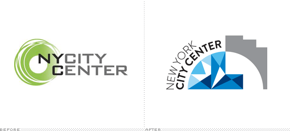 New York City Center Logo, Before and After