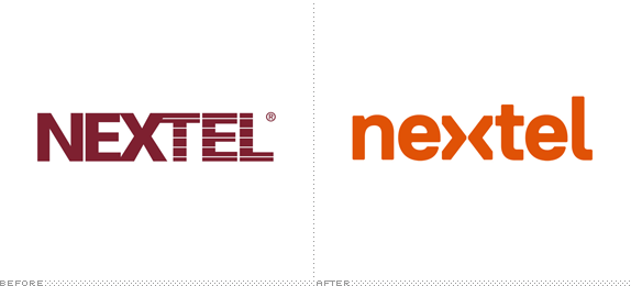 Nextel Logo, Before and After