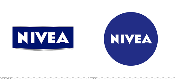 Nivea Logo, Before and After