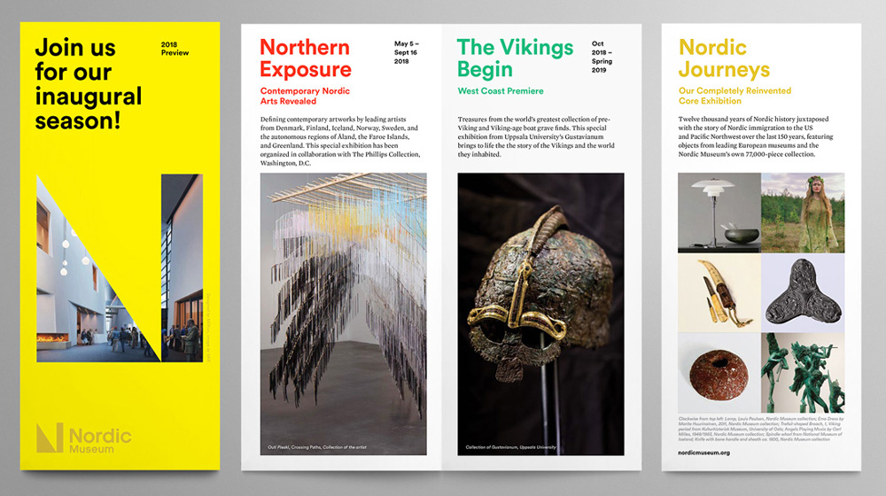 New Logo and Identity for Nordic Museum by Turnstyle
