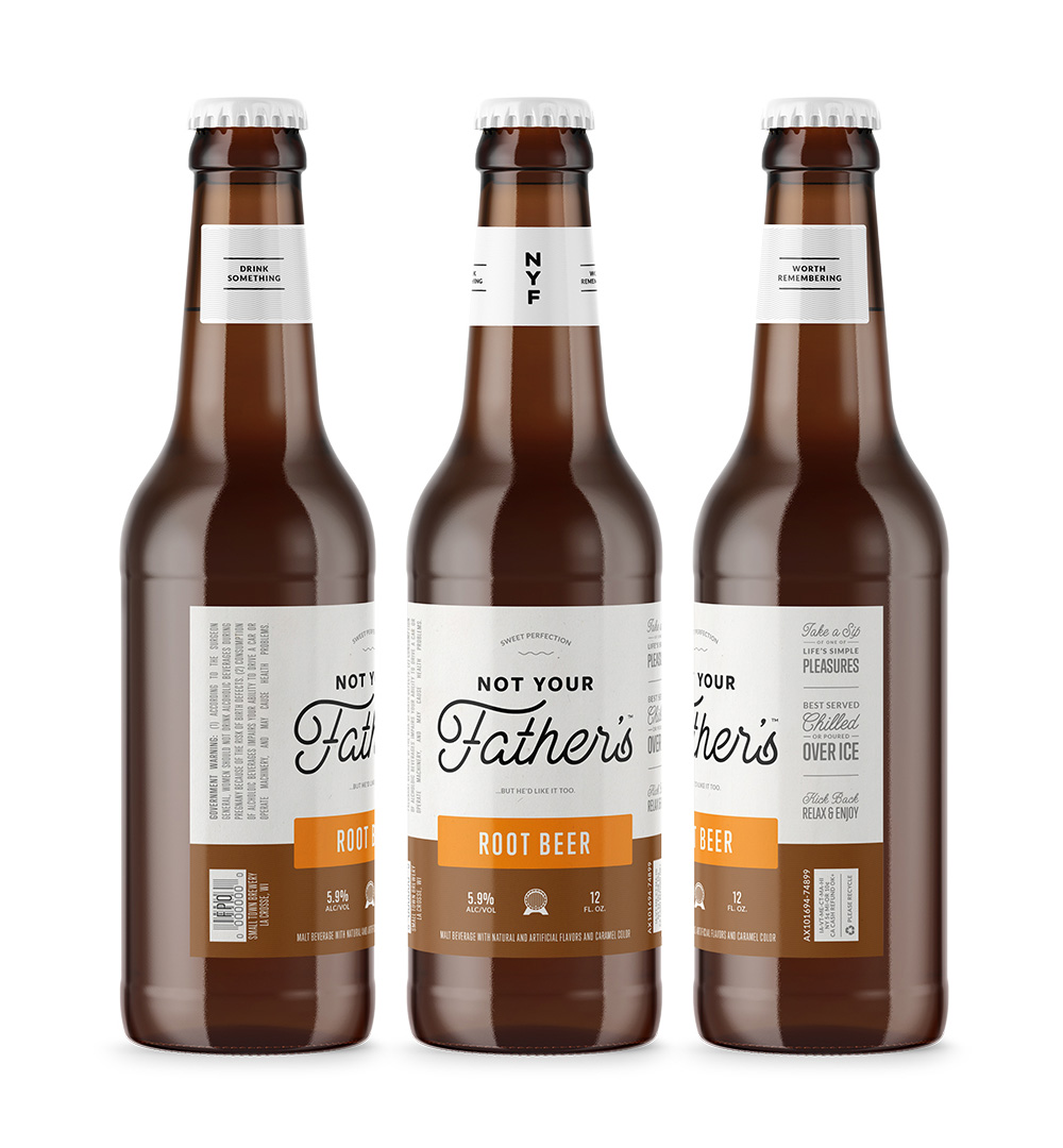 New Logo and Packaging for Not Your Father's by Hype Group