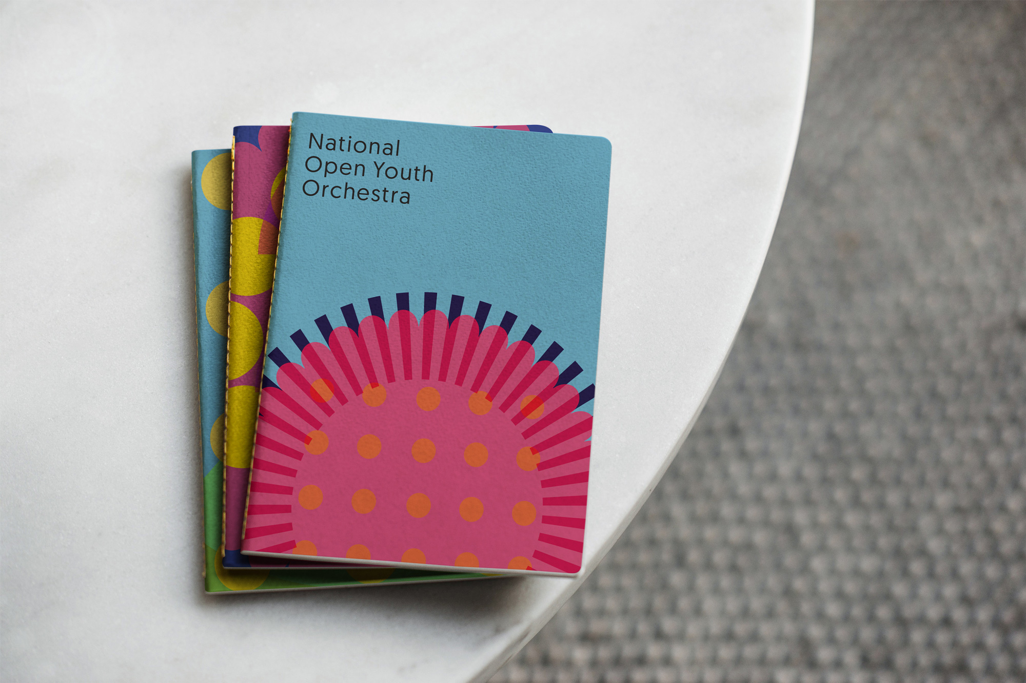 New Logo and Identity for National Open Youth Orchestra by Fiasco Design