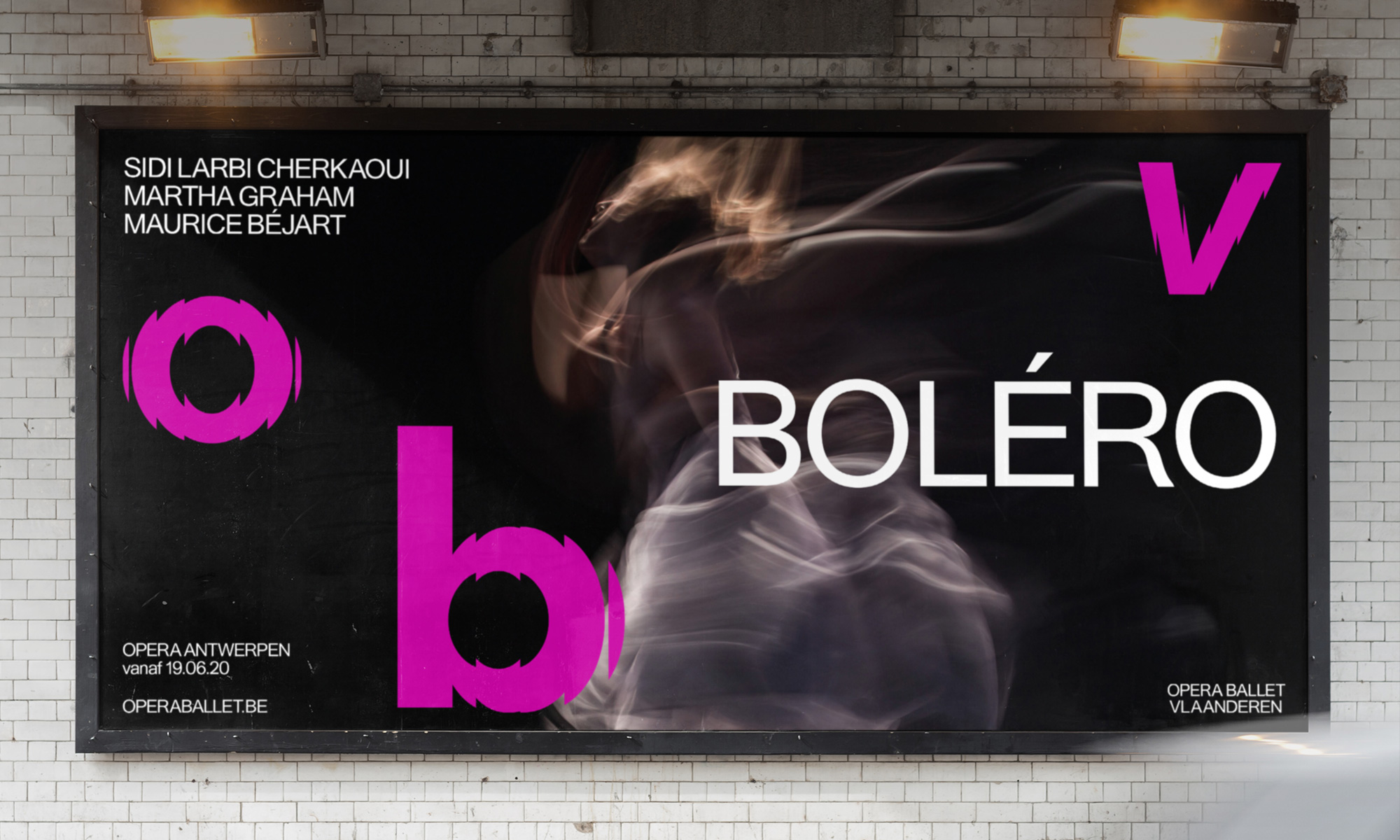 New Logo and Identity for Opera Ballet Vlaanderen by Pentagram