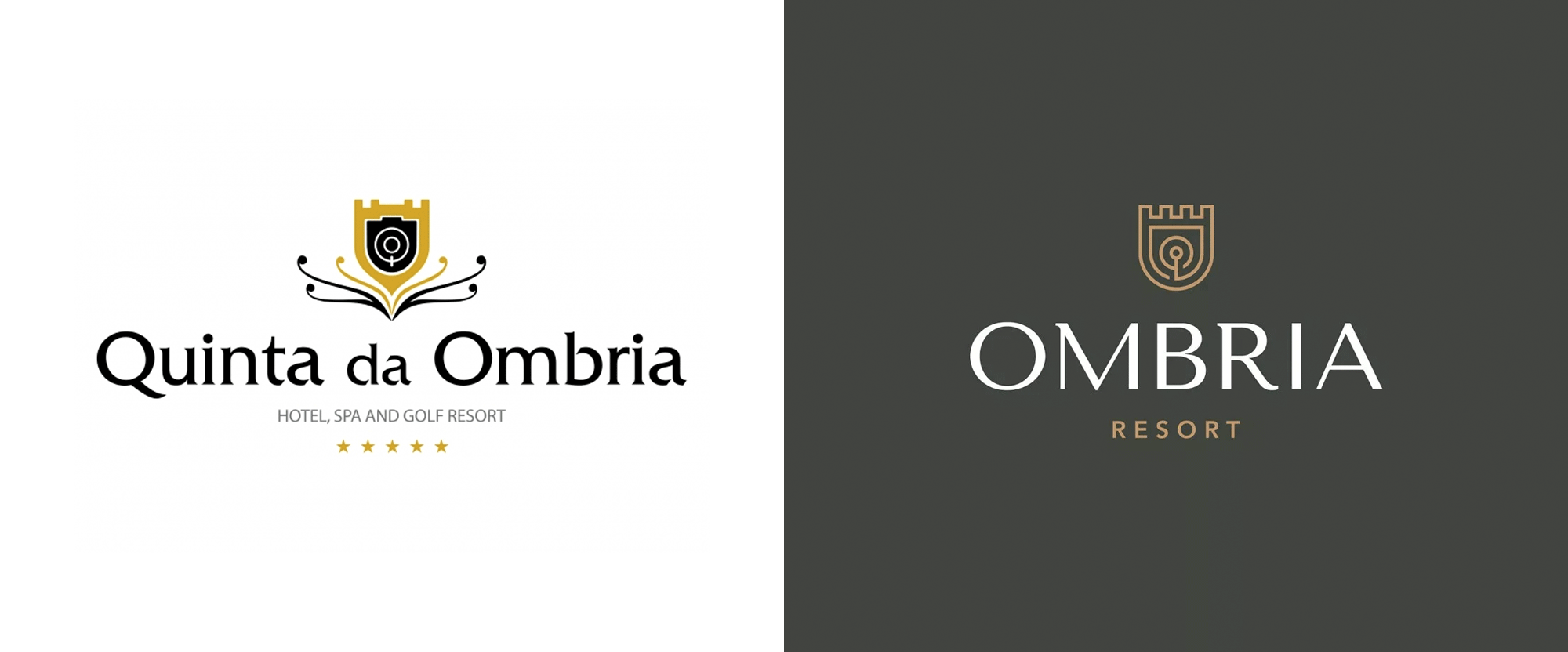 New Logo and Identity for Ombria Resort by Triplesky