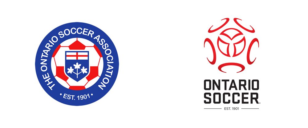 New Logo and Identity for Ontario Soccer by Brandfire and In-house