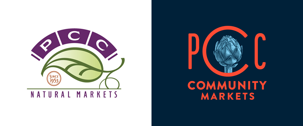New Logo and Identity for PCC Community Markets by Wexley School for Girls