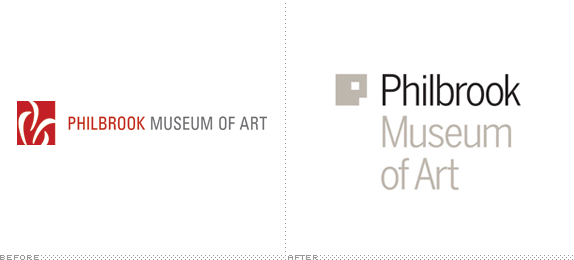 Philbrook Museum of Art Logo, Before and After