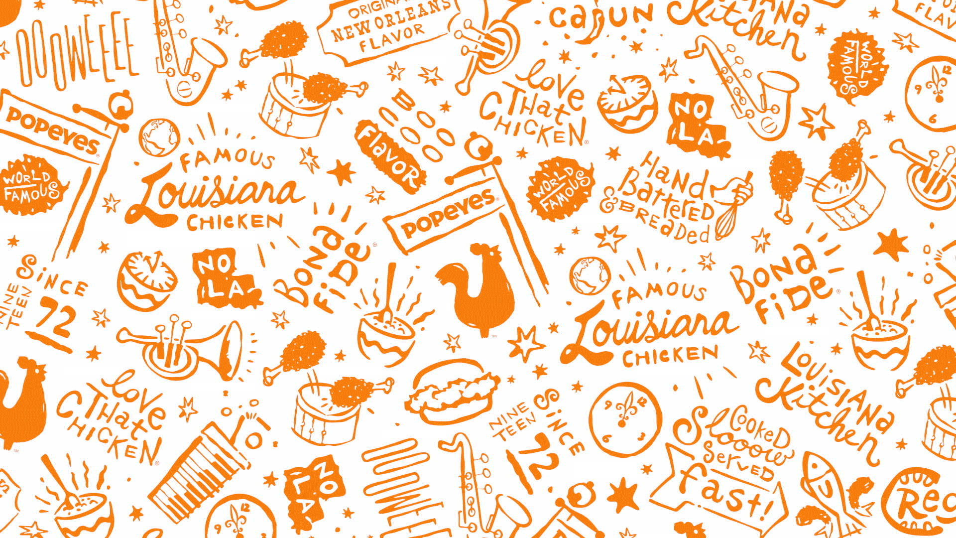 New Logo and Identity for Popeyes by Jones Knowles Ritchie