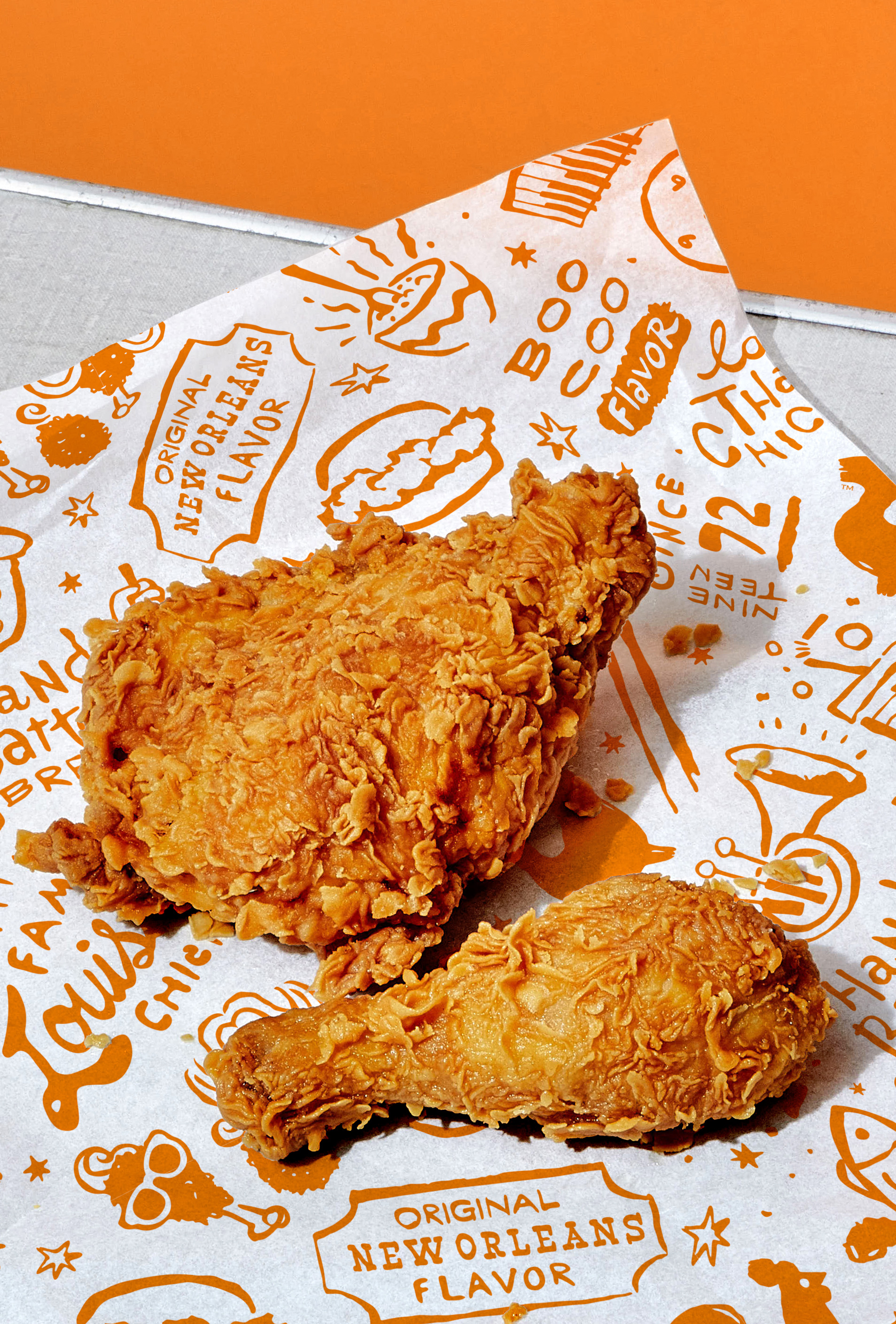 New Logo and Identity for Popeyes by Jones Knowles Ritchie