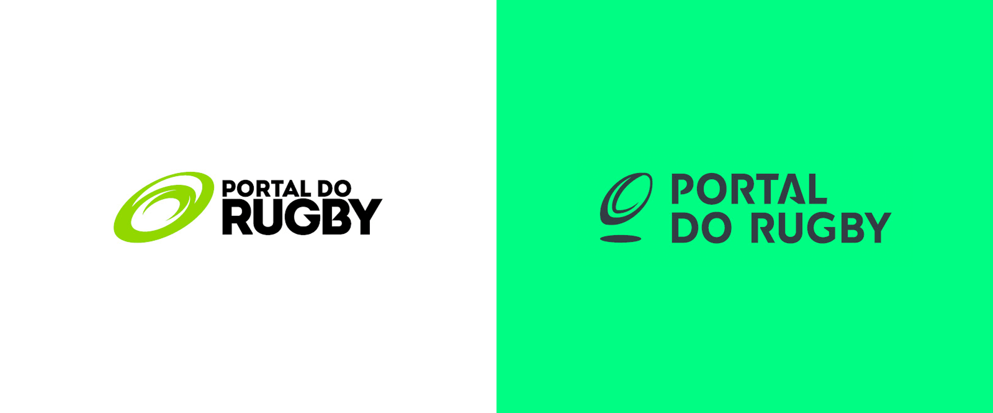 New Logo and Identity for Portal do Rugby by Nacione
