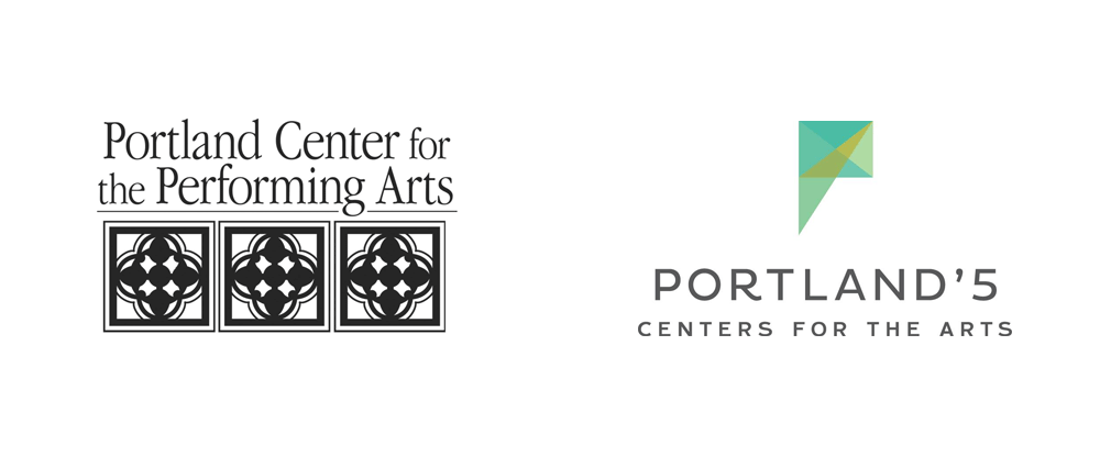 New Logos for Portland’5 Center for the Arts by Sockeye Creative