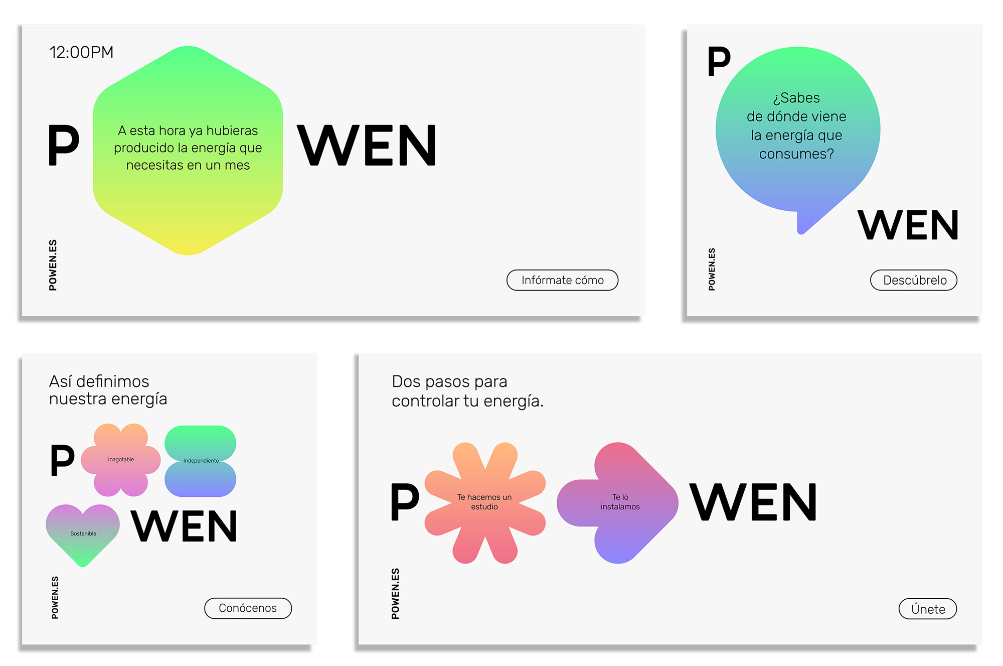 New Name, Logo, and Identity for POWEN by Saffron