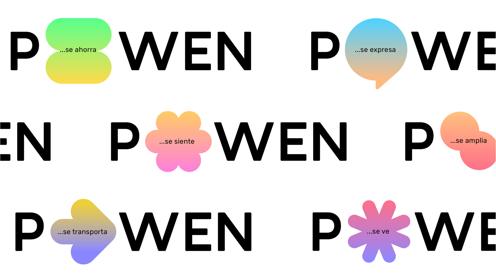 New Name, Logo, and Identity for POWEN by Saffron