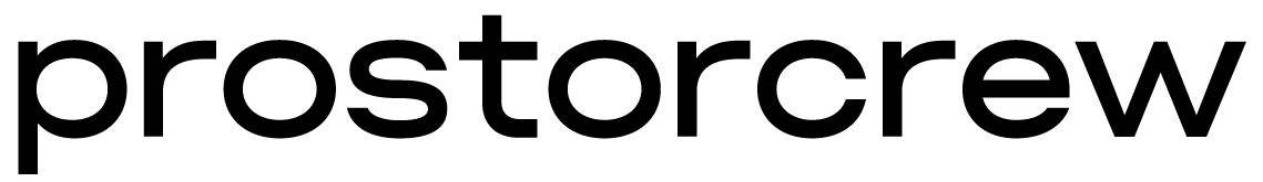 New Logo and Identity for Prostorcrew by Roma Erohnovich