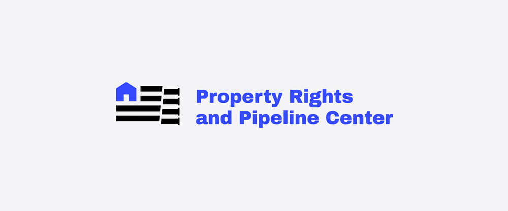 New Logo and Identity for Property Rights and Pipeline Center by OrangeYouGlad