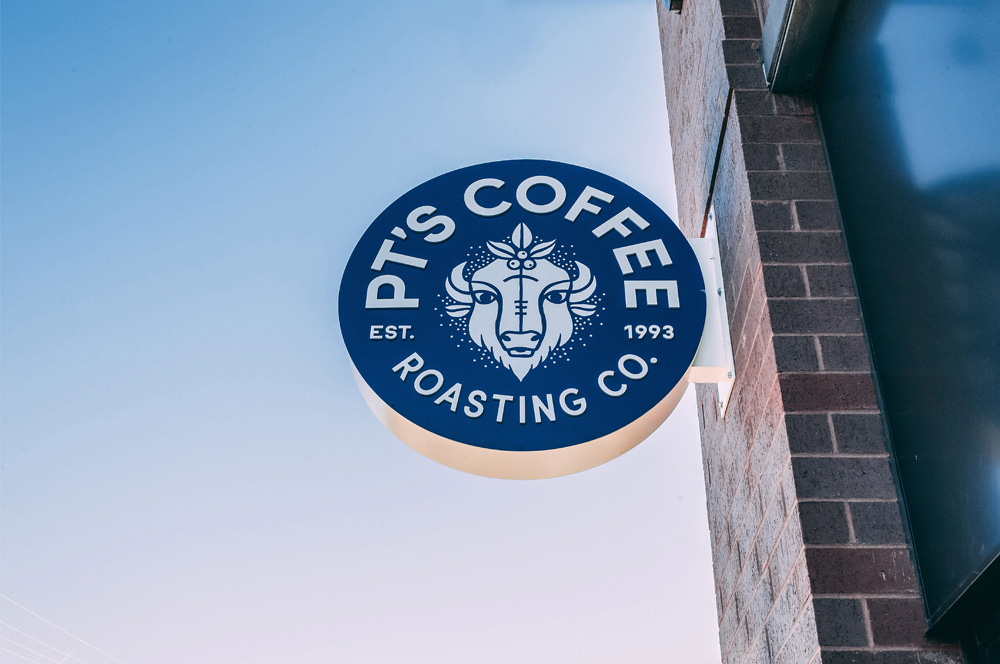 New Logo, Identity, and Packaging for PT's Coffee Roasting Co. by Carpenter Collective