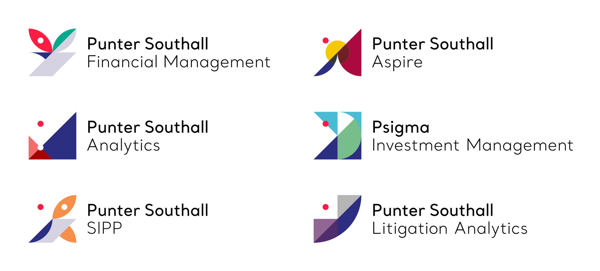 New Logo and Identity for Punter Southall Group by Future Kings